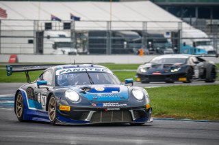 #20 Porsche GT3-R (991.ii) of Fred Poordad, Jan Heylen, and Max Root, Wright Motorsports, Intercontinental GT Challenge, GT3 Silver Cup\SRO, Indianapolis Motor Speedway, Indianapolis, IN, USA, October 2021
 | SRO Motorsports Group