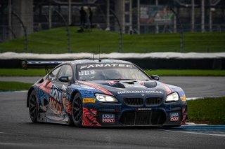 #96 BMW F13 M6 GT3 of Michael Dinan, Robby Foley and Connor De Phillippi, Turner Motorsport, Intercontinental GT Challenge, GT3 Overall\SRO, Indianapolis Motor Speedway, Indianapolis, IN, USA, October 2021
 | SRO Motorsports Group