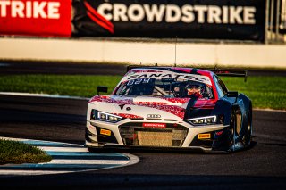 #37 Audi R8 LMS GT3 of Robin Frijns, Nico Muller and Mattia Drudi, Audi Sport Team WRT, Intercontinental GT Challenge, GT3 Overall\SRO, Indianapolis Motor Speedway, Indianapolis, IN, USA, October 2021
 | Sarah Weeks/SRO             