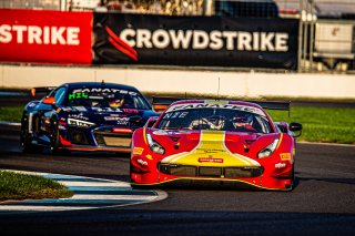 #51 Ferrari 488 GT3 of Alessandro Pierguidi, Nicklas Nielsen and Come Ledogar, AF Corse - Francorchamps Motors, Intercontinental GT Challenge, GT3 Overall\SRO, Indianapolis Motor Speedway, Indianapolis, IN, USA, October 2021
 | Sarah Weeks/SRO             