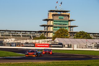 #59 McLaren 720 S GT3 of Paul Holton, Rob Bell and Ben Barnicoat, Crucial Motorsports, Intercontinental GT Challenge, GT3 Overall\SRO, Indianapolis Motor Speedway, Indianapolis, IN, USA, October 2021
 | Sarah Weeks/SRO             