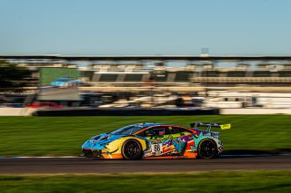 #88 Lamborghini Huracan GT3 Evo of Jason Harward and Madison Snow, Zelus Motorsports, Intercontinental GT Challenge, GTWCA Pro-Am\SRO, Indianapolis Motor Speedway, Indianapolis, IN, USA, October 2021
 | Sarah Weeks/SRO             