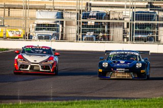 #68 Toyota GR Supra GT4 of Kevin Conway, John Geesbreght and Jack Hawksworth, Smooge Racing, Intercontinental GT Challenge, GT4\SRO, Indianapolis Motor Speedway, Indianapolis, IN, USA, October 2021
 | Sarah Weeks/SRO             