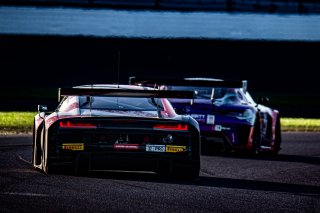 #32 Audi R8 LMS GT3 of Dries Vanthoor, Charles Weerts, and Christopher Mies, Audi Sport Team WRT, Intercontinental GT Challenge, GT3 Overall\SRO, Indianapolis Motor Speedway, Indianapolis, IN, USA, October 2021
 | Sarah Weeks/SRO             