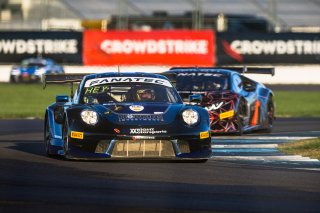 GT3 Silver Cup\, IN, Indianapolis, Indianapolis Motor Speedway, Intercontinental GT Challenge, Jan Heylen, October 2021#20 Porsche GT3-R (991.ii) of Fred Poordad, SRO, USA, Wright Motorsports, and Max Root
 | Fabian Lagunas/SRO