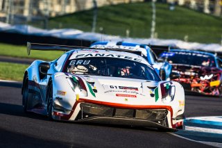 AF Corse, Conrad Grunewald and Mark Kvamme, GT3 Am\, IN, Indianapolis, Indianapolis Motor Speedway, Intercontinental GT Challenge, October 2021#61 Ferrari 488 GT3 of Jean-Claude Said, SRO, USA
 | Fabian Lagunas/SRO