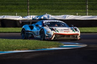 AF Corse, Conrad Grunewald and Mark Kvamme, GT3 Am\, IN, Indianapolis, Indianapolis Motor Speedway, Intercontinental GT Challenge, October 2021#61 Ferrari 488 GT3 of Jean-Claude Said, SRO, USA
 | Fabian Lagunas/SRO
