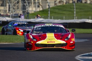 #51 Ferrari 488 GT3 of Alessandro Pierguidi, Nicklas Nielsen and Come Ledogar, AF Corse - Francorchamps Motors, Intercontinental GT Challenge, GT3 Overall\SRO, Indianapolis Motor Speedway, Indianapolis, IN, USA, October 2021
 | Brian Cleary/SRO
