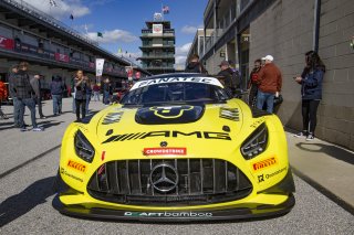 #99 Mercedes-AMG GT3 of Maro Engel, Luca Stolz and Jules Gounon, Mercedes-AMG Team Craft-Bamboo Racing, Intercontinental GT Challenge, GT3 Overall\SRO, Indianapolis Motor Speedway, Indianapolis, IN, USA, October 2021
 | Brian Cleary/SRO