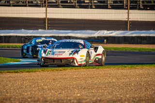 #61 Ferrari 488 GT3 of Jean-Claude Said, Conrad Grunewald and Mark Kvamme, AF Corse, Intercontinental GT Challenge, GT3 Am\SRO, Indianapolis Motor Speedway, Indianapolis, IN, USA, October 2021
 | SRO Motorsports Group