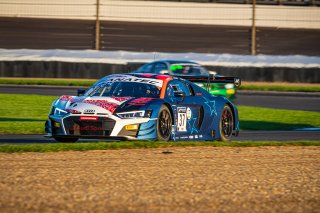#37 Audi R8 LMS GT3 of Robin Frijns, Nico Muller and Mattia Drudi, Audi Sport Team WRT, Intercontinental GT Challenge, GT3 Overall\SRO, Indianapolis Motor Speedway, Indianapolis, IN, USA, October 2021
 | SRO Motorsports Group