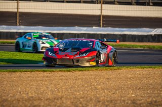 #91 Lamborghini Huracan GT3 Evo of Jeff Burton and Vesko Kozarov, Reardon Racing, Intercontinental GT Challenge, GTWCA Pro AM\SRO, Indianapolis Motor Speedway, Indianapolis, IN, USA, October 2021
 | SRO Motorsports Group