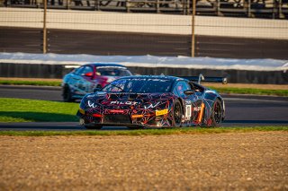 #10 Lamborghini Huracan GT3 Evo of Bill Sweedler, John Megrue, and Giacom Altoe, TR3 Racing, Intercontinental GT Challenge, GT3 Pro-Am\SRO, Indianapolis Motor Speedway, Indianapolis, IN, USA, October 2021
 | SRO Motorsports Group