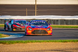 #19 Mercedes-AMG GT3 of Erin Vogel, Thomas Merrill, and Michael Cooper, DXDT Racing, Intercontinental GT Challenge, GT3 Pro-Am\SRO, Indianapolis Motor Speedway, Indianapolis, IN, USA, October 2021
 | SRO Motorsports Group