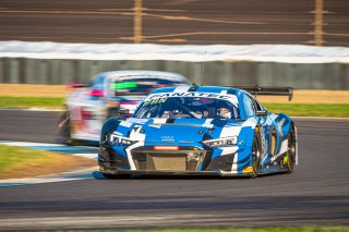 #26 Audi R8 LMS GT3 of Aurelien Panis, Lucas Legeret, and Nicolas Baert, Sainteloc Racing, Intercontinental GT Challenge, GT3 Silver Cup\SRO, Indianapolis Motor Speedway, Indianapolis, IN, USA, October 2021
 | SRO Motorsports Group