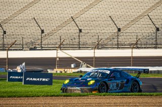 #34 Porsche GT3-R (991.ii) of Kyle Washington, James Sofronas and Dennis Olsen, GMG Racing, Intercontinental GT Challenge, GT3 Pro Am\SRO, Indianapolis Motor Speedway, Indianapolis, IN, USA, October 2021
 | SRO Motorsports Group