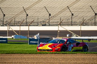 #51 Ferrari 488 GT3 of Alessandro Pierguidi, Nicklas Nielsen and Come Ledogar, AF Corse - Francorchamps Motors, Intercontinental GT Challenge, GT3 Overall\SRO, Indianapolis Motor Speedway, Indianapolis, IN, USA, October 2021
 | SRO Motorsports Group