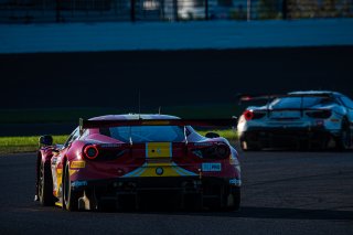 #71 Ferrari 488 GT3 of Alessio Rovera, Antonio Fuoco and Callum Ilott, AF Corse - Francorchamps Motors, Intercontinental GT Challenge, GT3 Overall\SRO, Indianapolis Motor Speedway, Indianapolis, IN, USA, October 2021
 | SRO Motorsports Group
