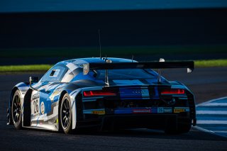 #26 Audi R8 LMS GT3 of Aurelien Panis, Lucas Legeret, and Nicolas Baert, Sainteloc Racing, Intercontinental GT Challenge, GT3 Silver Cup\SRO, Indianapolis Motor Speedway, Indianapolis, IN, USA, October 2021
 | SRO Motorsports Group