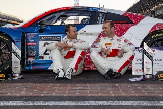 #25 Audi R8 LMS GT3 of Christopher Haase, Markus Winkelhock and Patric Niederhauser, Audi Sport Team Sainteloc, Intercontinental GT Challenge, GT3 Overall\SRO, Indianapolis Motor Speedway, Indianapolis, IN, USA, October 2021
 | SRO Motorsports Group