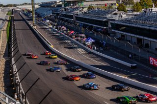 #51 Ferrari 488 GT3 of Alessandro Pierguidi, Nicklas Nielsen and Come Ledogar, AF Corse - Francorchamps Motors, Intercontinental GT Challenge, GT3 Overall\SRO, Indianapolis Motor Speedway, Indianapolis, IN, USA, October 2021
 | Sarah Weeks/SRO             