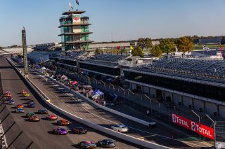 #51 Ferrari 488 GT3 of Alessandro Pierguidi, Nicklas Nielsen and Come Ledogar, AF Corse - Francorchamps Motors, Intercontinental GT Challenge, GT3 Overall\SRO, Indianapolis Motor Speedway, Indianapolis, IN, USA, October 2021
 | Sarah Weeks/SRO             