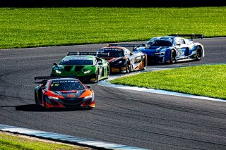 #77 Acura - Honda NSX GT3 Evo of Ashton Harrison, Matt McMurry and Mario Farnbacher, Compass Racing, Intercontinental GT Challenge, GT3 Silver Cup\SRO, Indianapolis Motor Speedway, Indianapolis, IN, USA, October 2021
 | Sarah Weeks/SRO             