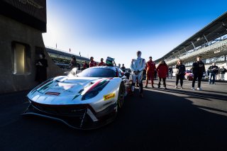 AF Corse, Conrad Grunewald and Mark Kvamme, GT3 Am\, IN, Indianapolis, Indianapolis Motor Speedway, Intercontinental GT Challenge, October 2021#61 Ferrari 488 GT3 of Jean-Claude Said, SRO, USA
 | Fabian Lagunas/SRO