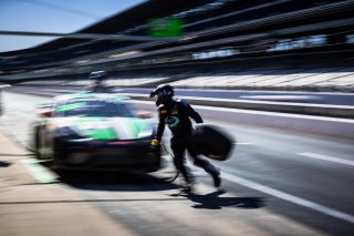 Black Swan Racing, GT4\, IN, Indianapolis, Indianapolis Motor Speedway, Intercontinental GT Challenge, Jeroen Bleekemolen and Sebastian Bleekemolen, October 2021#54 Porsche 718 Cayman GT4 CS MR of Tim Pappas, SRO, USA
 | Fabian Lagunas/SRO