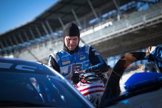 Andrew Davis and Trent Hindman, GMG Racing, GT4\, IN, Indianapolis, Indianapolis Motor Speedway, Intercontinental GT Challenge, October 2021#2 Aston Martin Vantage GT4 of Jason Bell, SRO, USA
 | Fabian Lagunas/SRO