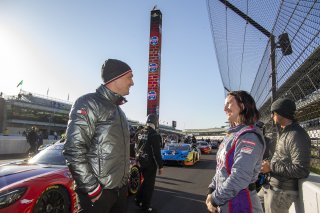 #19 Mercedes-AMG GT3 of Erin Vogel, Thomas Merrill, and Michael Cooper, DXDT Racing, Intercontinental GT Challenge, GT3 Pro-Am\SRO, Indianapolis Motor Speedway, Indianapolis, IN, USA, October 2021
 | Brian Cleary/SRO