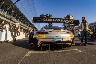 #63 Mercedes-AMG GT3 of David Askew, Ryan Dalziel and Scott Smithson, DXDT Racing, Intercontinental GT Challenge, GT3 Pro Am\SRO, Indianapolis Motor Speedway, Indianapolis, IN, USA, October 2021
 | Brian Cleary/SRO