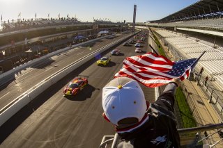 #51 Ferrari 488 GT3 of Alessandro Pierguidi, Nicklas Nielsen and Come Ledogar, AF Corse - Francorchamps Motors, Intercontinental GT Challenge, GT3 Overall\SRO, Indianapolis Motor Speedway, Indianapolis, IN, USA, October 2021
 | Brian Cleary/SRO