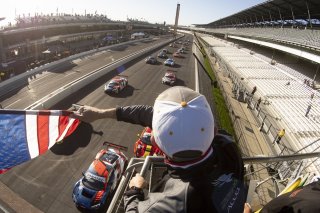 #25 Audi R8 LMS GT3 of Christopher Haase, Markus Winkelhock and Patric Niederhauser, Audi Sport Team Sainteloc, Intercontinental GT Challenge, GT3 Overall\SRO, Indianapolis Motor Speedway, Indianapolis, IN, USA, October 2021
 | Brian Cleary/SRO