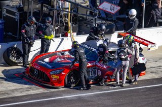 #04 Mercedes_AMG GT3 of George Kurtz, David Askew, and Ben Keating, DXDT Racing, Intercontinental GT Challenge, GT3 Pro-Am\SRO, Indianapolis Motor Speedway, Indianapolis, IN, USA, October 2021
 | Brian Cleary/SRO