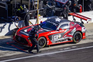 #04 Mercedes_AMG GT3 of George Kurtz, David Askew, and Ben Keating, DXDT Racing, Intercontinental GT Challenge, GT3 Pro-Am\SRO, Indianapolis Motor Speedway, Indianapolis, IN, USA, October 2021
 | Brian Cleary/SRO