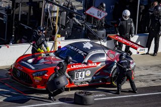 #04 Mercedes_AMG GT3 of George Kurtz, David Askew, and Ben Keating, DXDT Racing, Intercontinental GT Challenge, GT3 Pro-Am\SRO, Indianapolis Motor Speedway, Indianapolis, IN, USA, October 2021
 | Brian Cleary/SRO