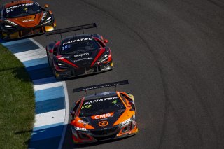 #77 Acura - Honda NSX GT3 Evo of Ashton Harrison, Matt McMurry and Mario Farnbacher, Compass Racing, Intercontinental GT Challenge, GT3 Silver Cup\SRO, Indianapolis Motor Speedway, Indianapolis, IN, USA, October 2021
 | Bob Chapman     