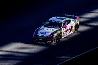 #66 Porsche 718 Cayman GT4 CLUBSPORT MR of Derek DeBoer and Spencer Pumpelly, TRG-The Racers Group, Pro-Am, Pirelli GT4 America, SRO, Indianapolis Motor Speedway, Indianapolis, IN, USA, October 2021
 | Brian Cleary/SRO