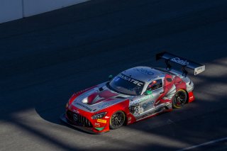 #63 Mercedes-AMG GT3 of David Askew, Ryan Dalziel and Scott Smithson, DXDT Racing, Intercontinental GT Challenge, GT3 Pro Am\SRO, Indianapolis Motor Speedway, Indianapolis, IN, USA, October 2021
 | Brian Cleary/SRO