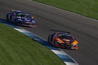 #77 Acura - Honda NSX GT3 Evo of Ashton Harrison, Matt McMurry and Mario Farnbacher, Compass Racing, Intercontinental GT Challenge, GT3 Silver Cup\SRO, Indianapolis Motor Speedway, Indianapolis, IN, USA, October 2021
 | Bob Chapman     