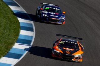 #77 Acura - Honda NSX GT3 Evo of Ashton Harrison, Matt McMurry and Mario Farnbacher, Compass Racing, Intercontinental GT Challenge, GT3 Silver Cup\SRO, Indianapolis Motor Speedway, Indianapolis, IN, USA, October 2021
 | Bob Chapman     