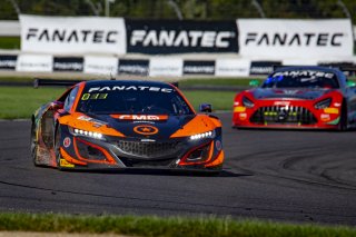 #77 Acura - Honda NSX GT3 Evo of Ashton Harrison, Matt McMurry and Mario Farnbacher, Compass Racing, Intercontinental GT Challenge, GT3 Silver Cup\SRO, Indianapolis Motor Speedway, Indianapolis, IN, USA, October 2021
 | Bob Chapman     