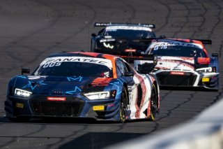 #25 Audi R8 LMS GT3 of Christopher Haase, Markus Winkelhock and Patric Niederhauser, Audi Sport Team Sainteloc, Intercontinental GT Challenge, GT3 Overall\SRO, Indianapolis Motor Speedway, Indianapolis, IN, USA, October 2021
 | Brian Cleary/SRO