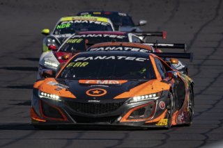 #77 Acura - Honda NSX GT3 Evo of Ashton Harrison, Matt McMurry and Mario Farnbacher, Compass Racing, Intercontinental GT Challenge, GT3 Silver Cup\SRO, Indianapolis Motor Speedway, Indianapolis, IN, USA, October 2021
 | Bob Chapman     