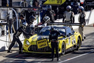 #99 Mercedes-AMG GT3 of Maro Engel, Luca Stolz and Jules Gounon, Mercedes-AMG Team Craft-Bamboo Racing, Intercontinental GT Challenge, GT3 Overall\SRO, Indianapolis Motor Speedway, Indianapolis, IN, USA, October 2021
 | Brian Cleary/SRO