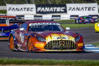 #75 Mercedes-AMG GT3 of Kenny Habul, Martin Konrad and Michael Grenier, SunEnergy 1 Racing, Intercontinental GT Challenge, GT3 Pro Am\SRO, Indianapolis Motor Speedway, Indianapolis, IN, USA, October 2021
 | Brian Cleary/SRO