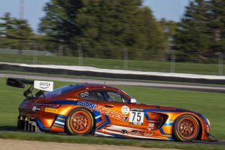 #75 Mercedes-AMG GT3 of Kenny Habul, Martin Konrad and Michael Grenier, SunEnergy 1 Racing, Intercontinental GT Challenge, GT3 Pro Am\SRO, Indianapolis Motor Speedway, Indianapolis, IN, USA, October 2021
 | Brian Cleary/SRO