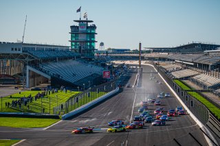 #51 Ferrari 488 GT3 of Alessandro Pierguidi, Nicklas Nielsen and Come Ledogar, AF Corse - Francorchamps Motors, Intercontinental GT Challenge, GT3 Overall\SRO, Indianapolis Motor Speedway, Indianapolis, IN, USA, October 2021
 | SRO Motorsports Group