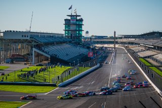 #51 Ferrari 488 GT3 of Alessandro Pierguidi, Nicklas Nielsen and Come Ledogar, AF Corse - Francorchamps Motors, Intercontinental GT Challenge, GT3 Overall\SRO, Indianapolis Motor Speedway, Indianapolis, IN, USA, October 2021
 | SRO Motorsports Group